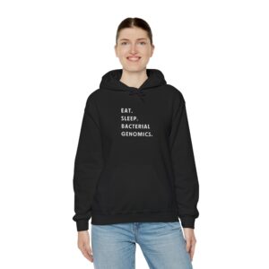 “Eat. Sleep. Bacterial Genomics.” SSPI Embroidered Hoodie