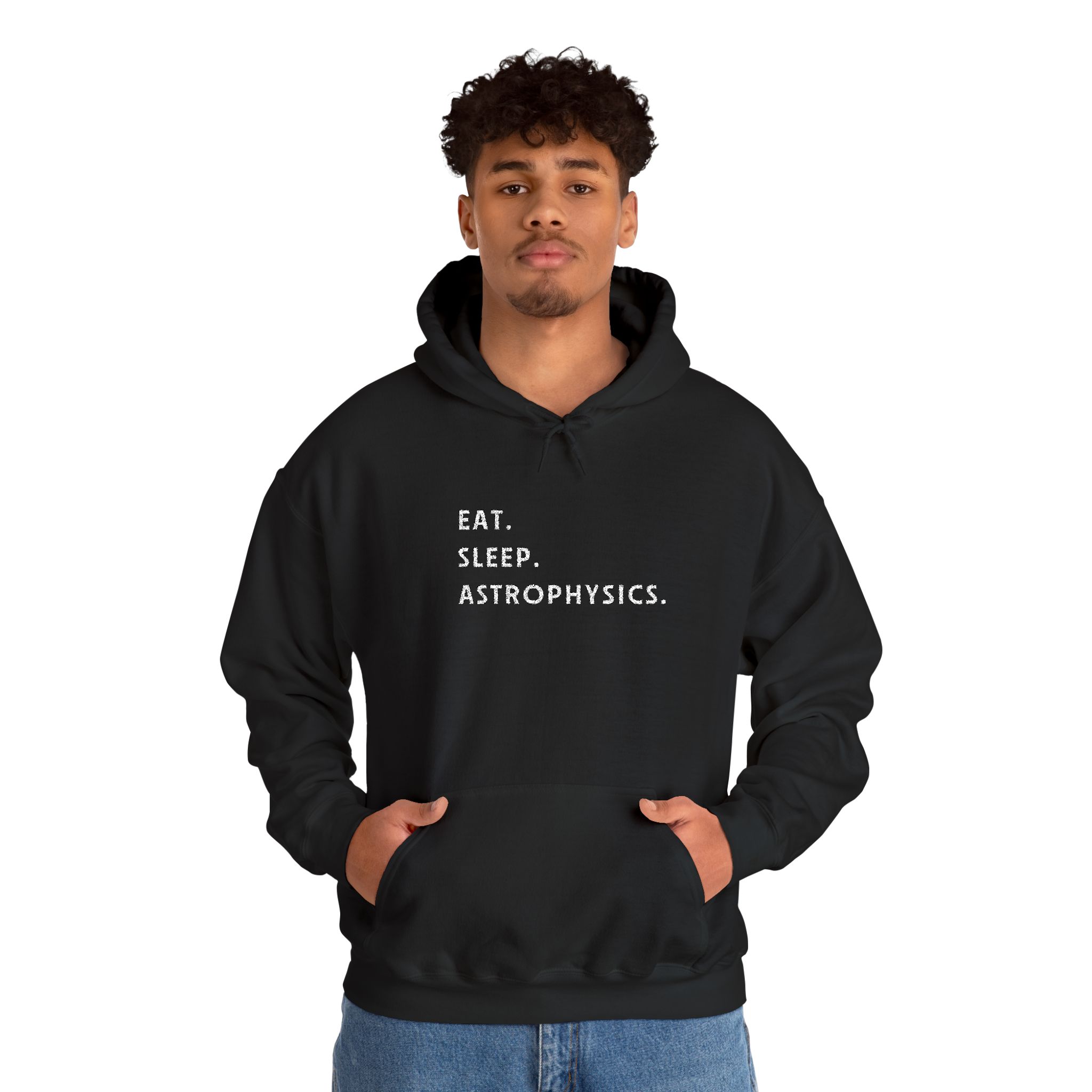"Eat. Sleep. Astrophysics." SSPI Embroidered Hoodie