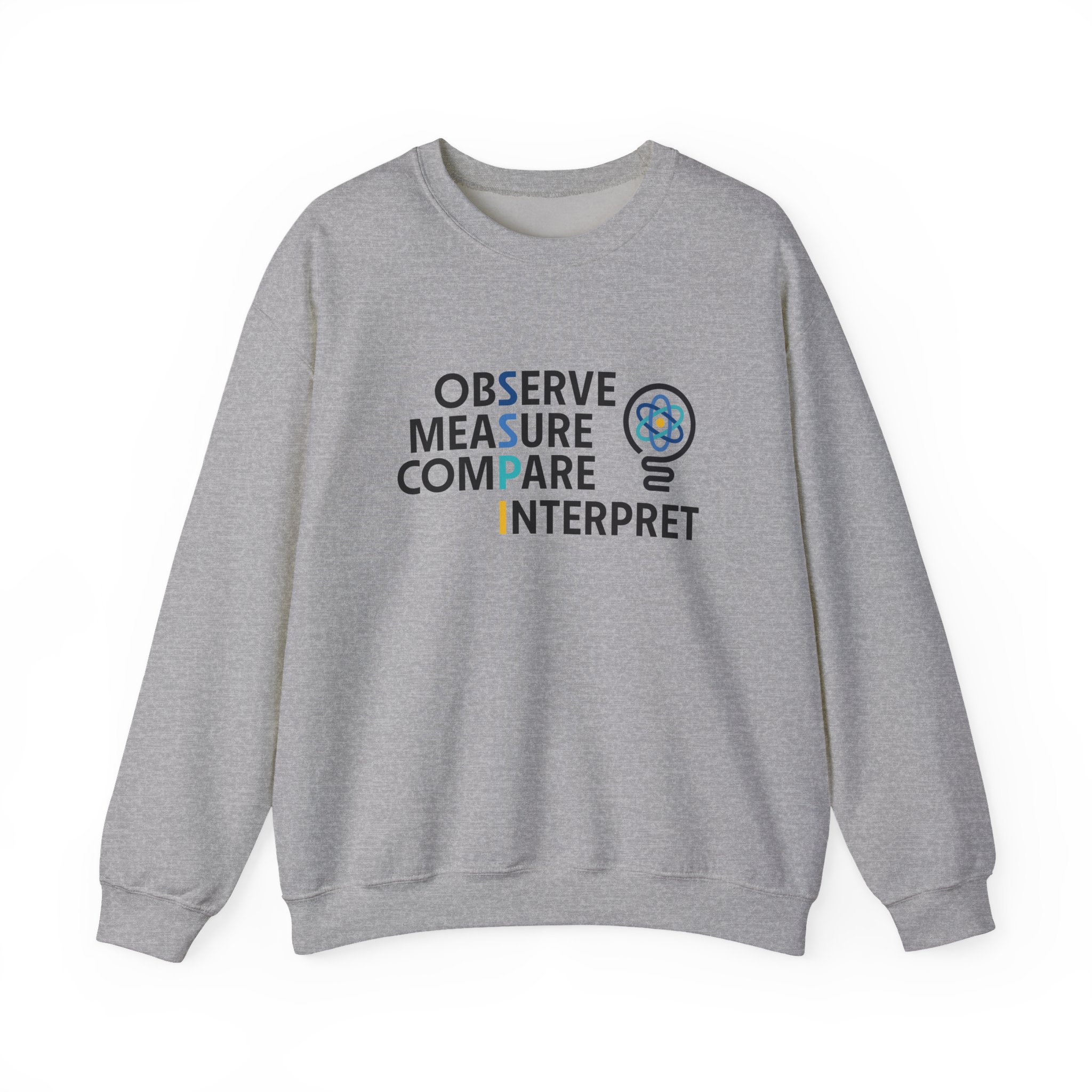 "Observe Measure Compare Interpret" SSPI Crewneck Sweatshirt - Image 5
