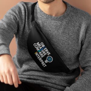 SSPI Fanny Pack — “Observe Measure Compare Interpret” Waist Bag