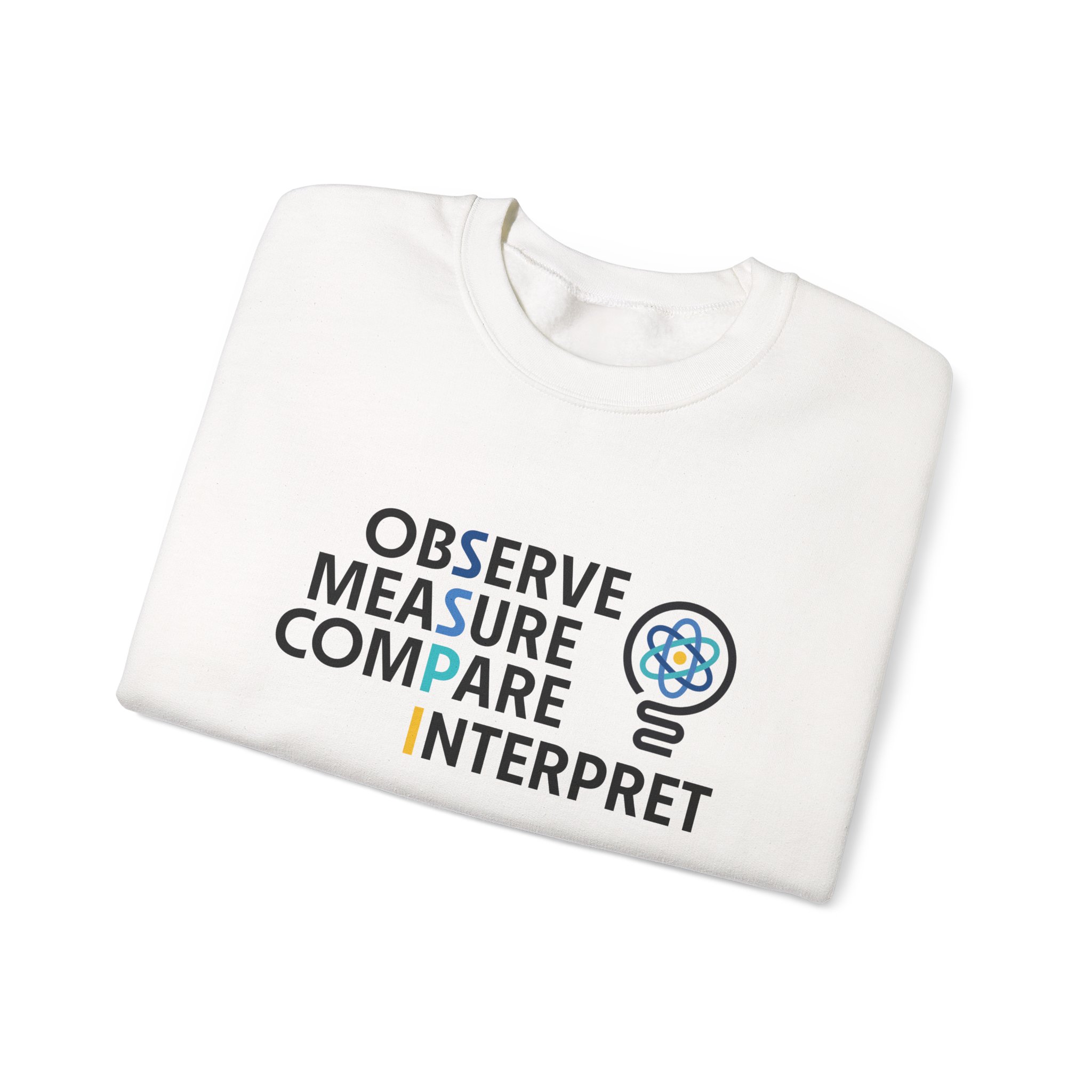 "Observe Measure Compare Interpret" SSPI Crewneck Sweatshirt - Image 2