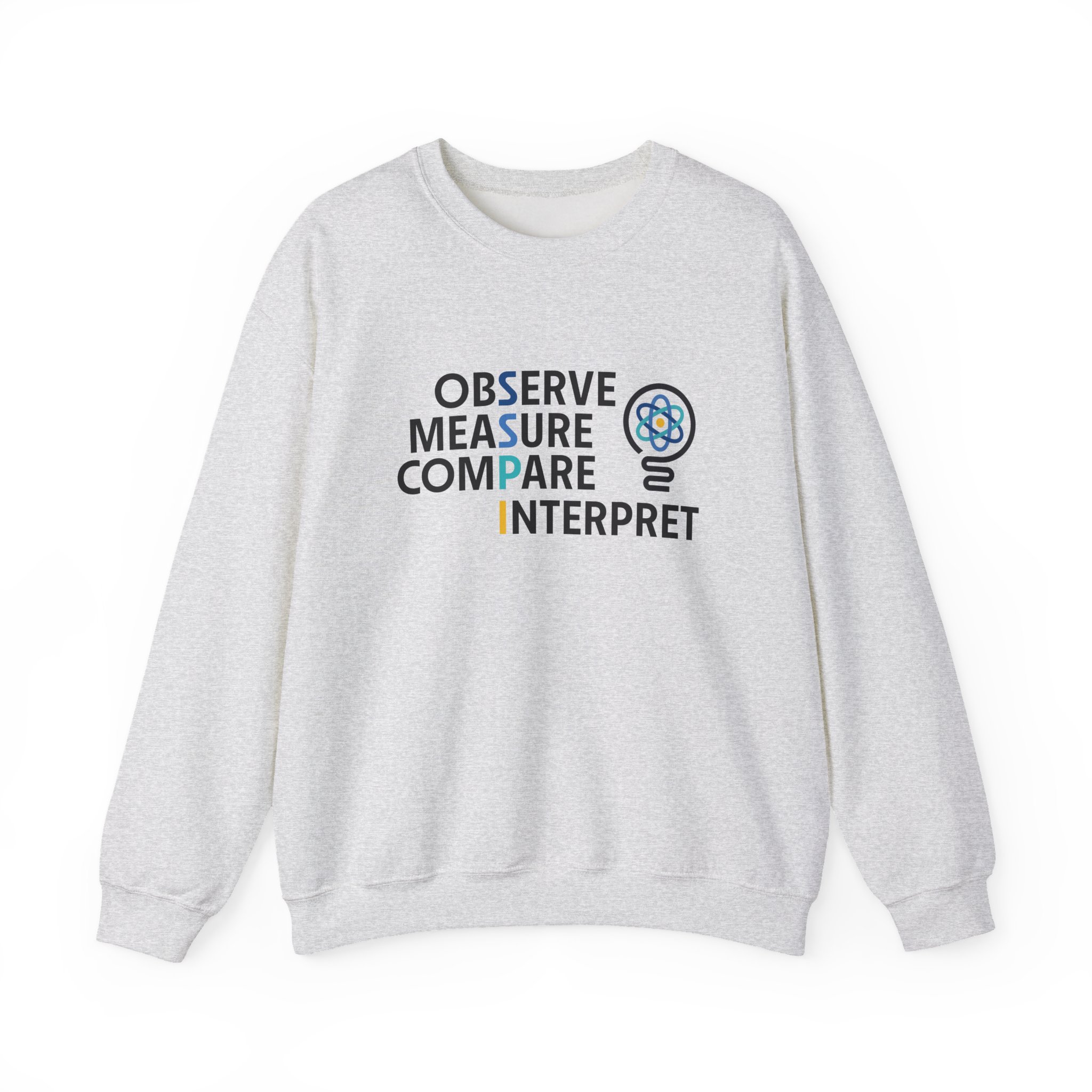"Observe Measure Compare Interpret" SSPI Crewneck Sweatshirt - Image 3